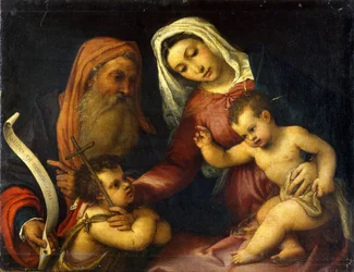 The Virgin and Child with Saints Zacharias and John the Baptist